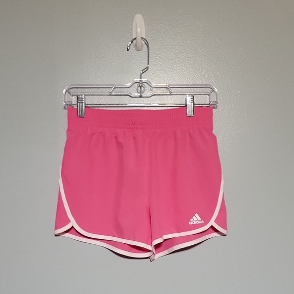 adidas Other - adidas Girls Dark Pink Aeroready Moisture-absorbing Shorts Sz 14 Running, NWT